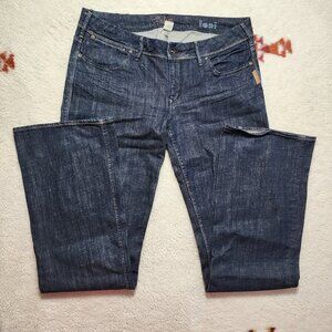 Silver Jeans 32x34 Dark Wash Denim Mid Rise Toni Bootcut Western Embroidered